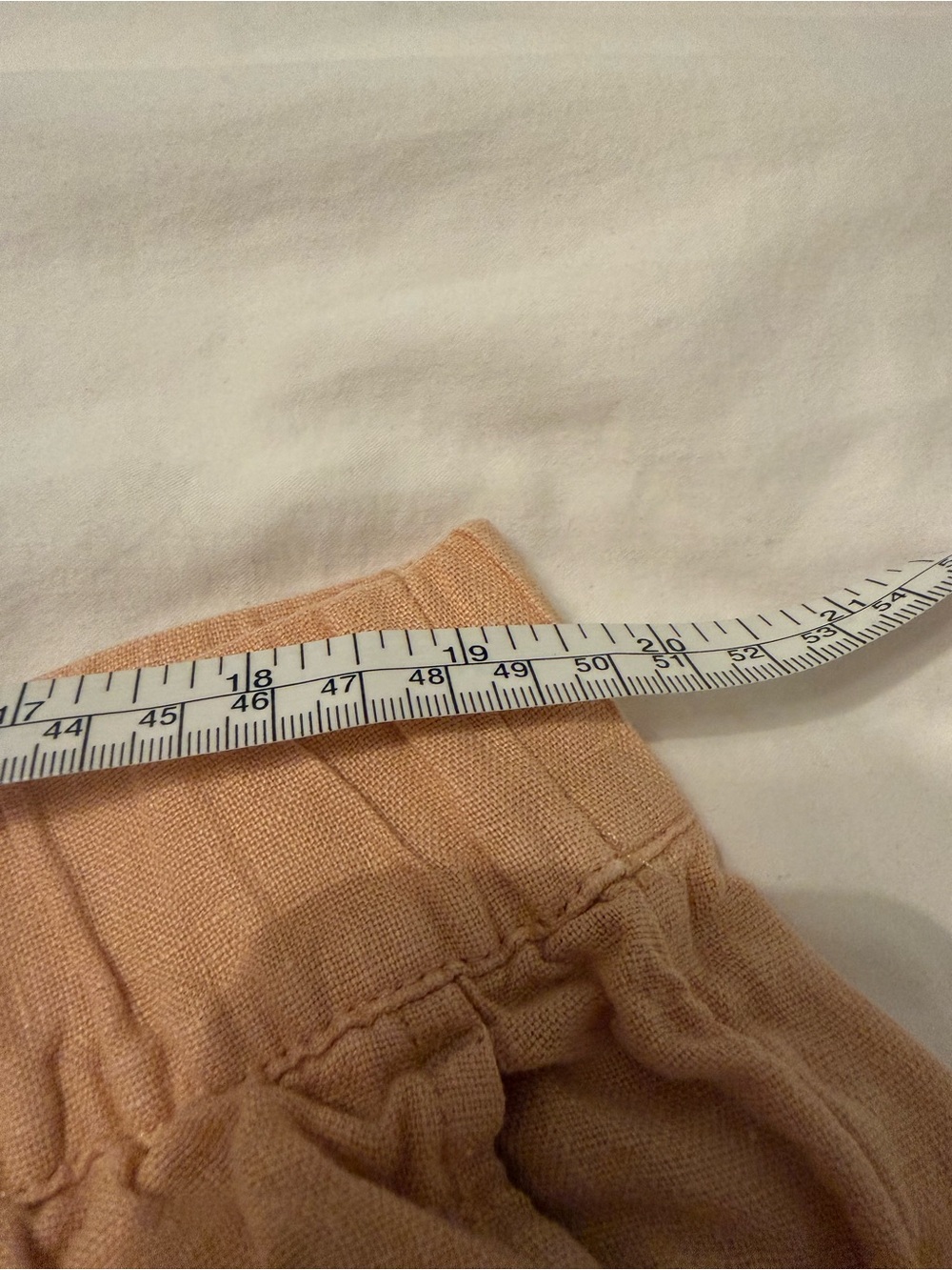 Pure Jill Women's Orange Linen Capris Size 2X Cottagecore Coastal - Picture 13 of 16